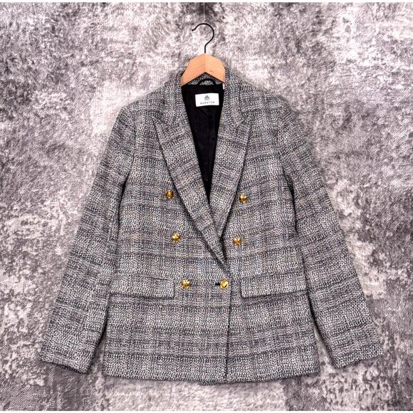 Aritzia Jackets & Blazers - Aritzia Jacket Small Womens Babaton Index Blazer Double Breasted Tweed